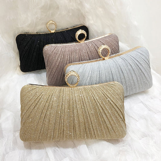 New Pleated Clutch Bag