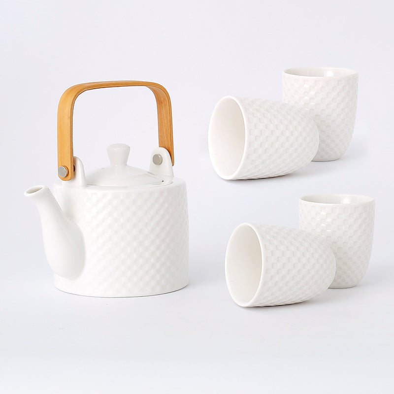 Modern Japanese Porcelain Tea Set Creation