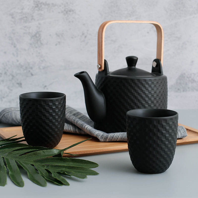 Modern Japanese Porcelain Tea Set Creation