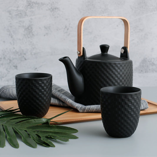 Modern Japanese Porcelain Tea Set Creation