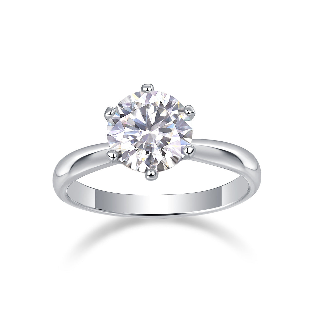 Moissanite 1-Carat Classic  Ring