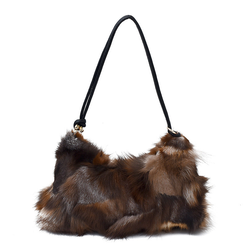 Niche Plush Shoulder  Bag