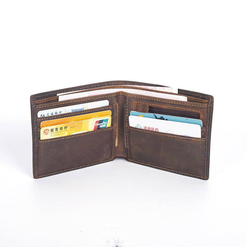 Horizontal Calf Leather Wallet
