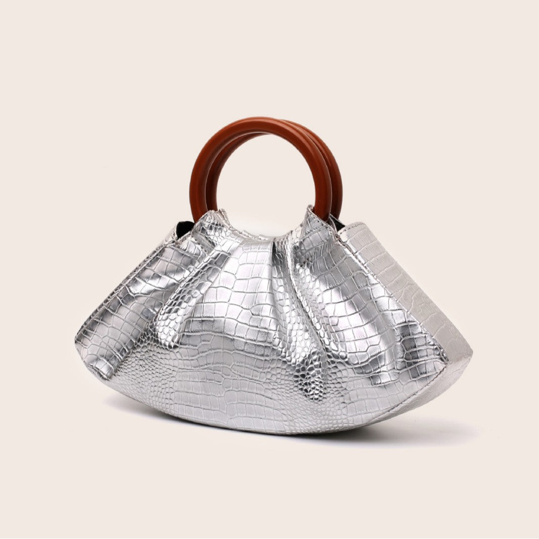 Chic Pleated Handbag