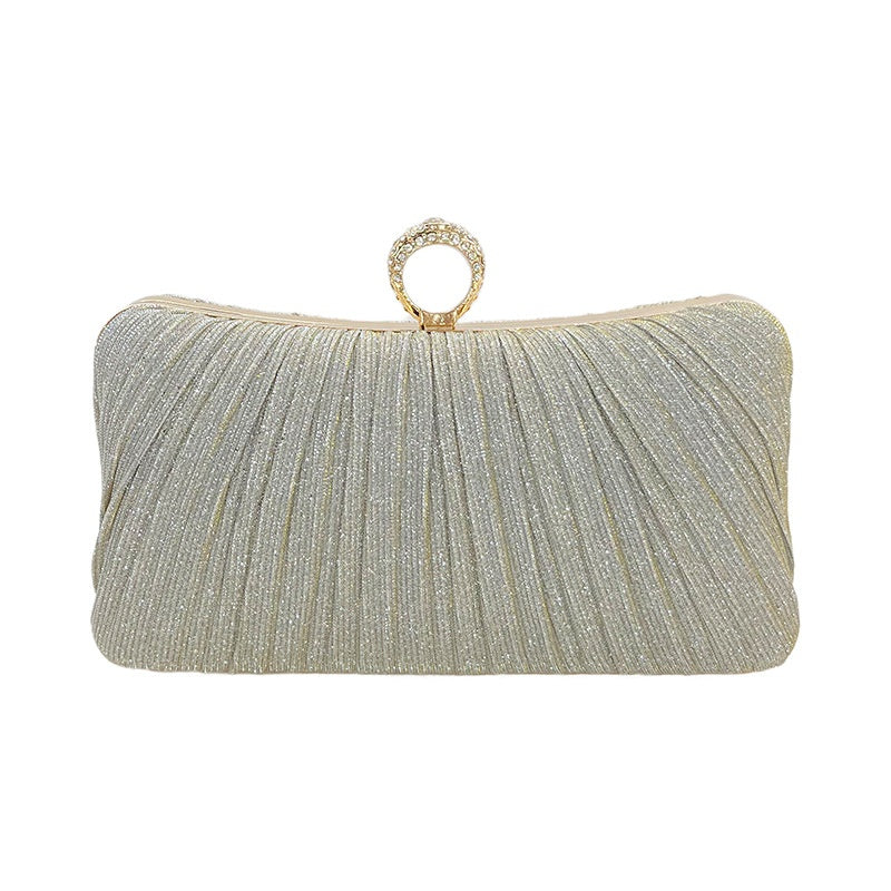 New Pleated Clutch Bag