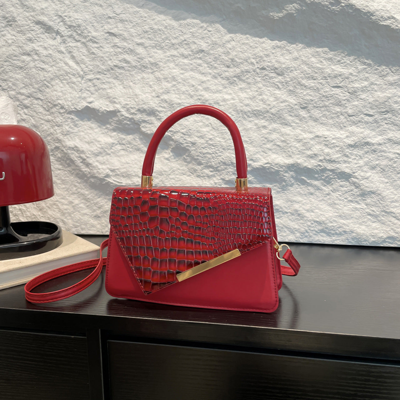 Retro Minimalist  Square Handbag