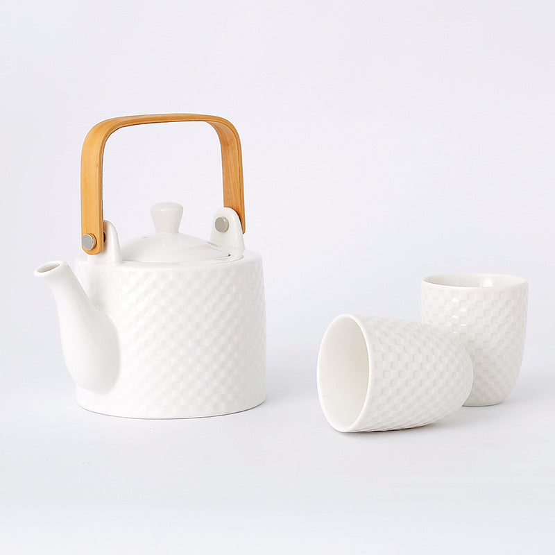 Modern Japanese Porcelain Tea Set Creation