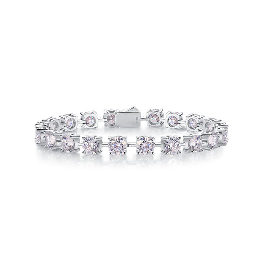 6.5mm Full Moissanite 1 Karat Bracelet