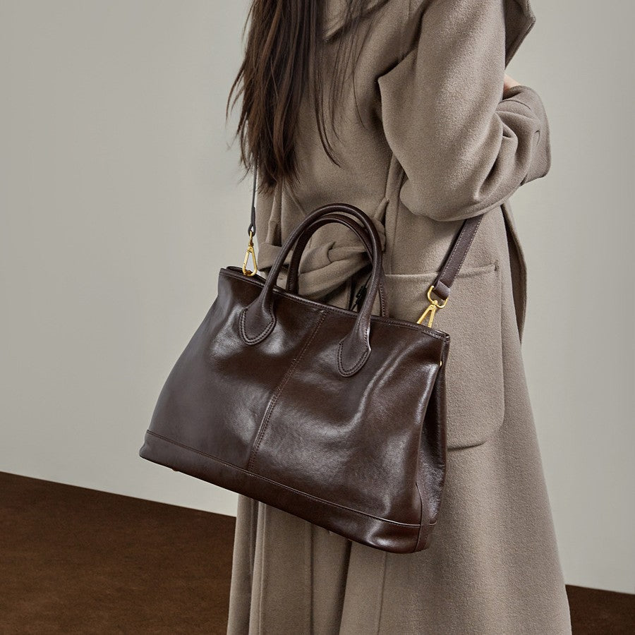 Top-Grain Leather Bag