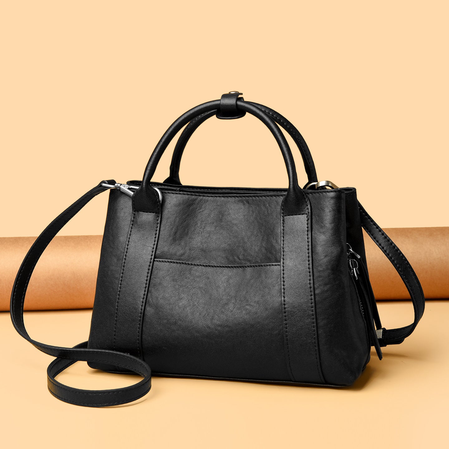 Classic Calf Leather Crossbody Bag