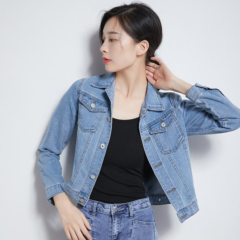 Jacket in Denim Fabric