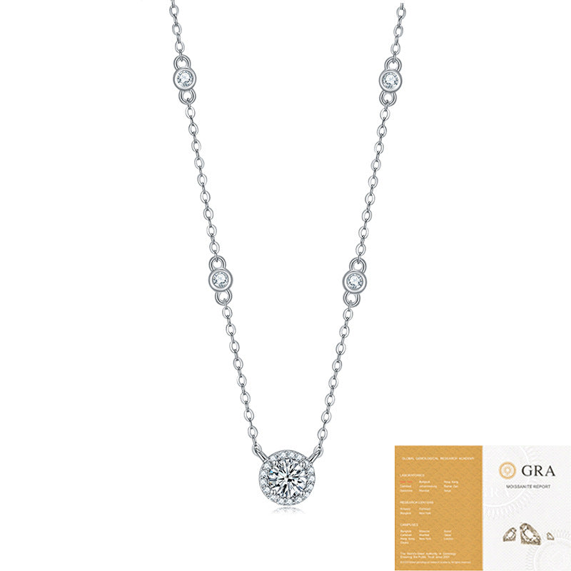 925 Silver Dot Starlight Pendant Chain