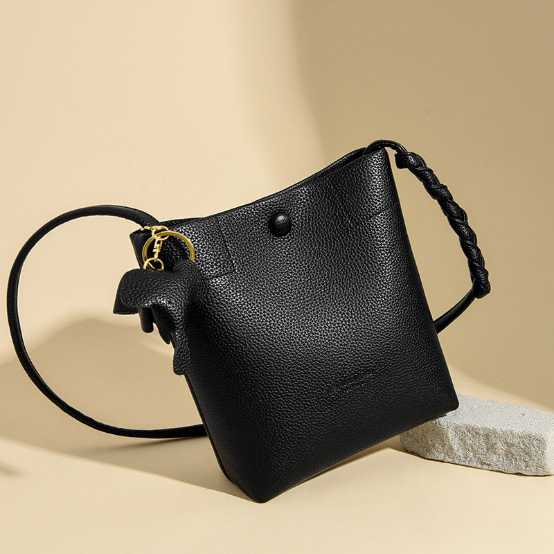 Soft Leather  Crossbody  Bag