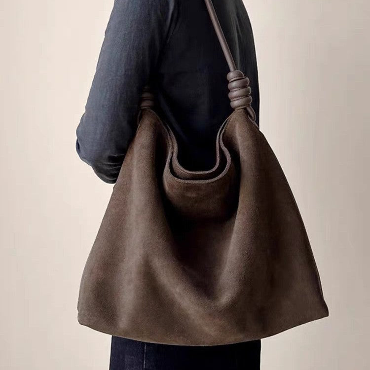 Suede Shoulder Bag