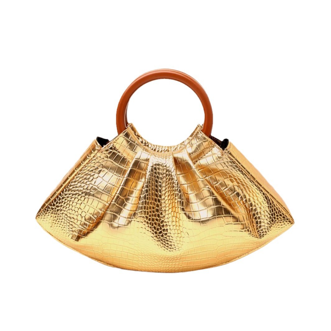 Chic Pleated Handbag