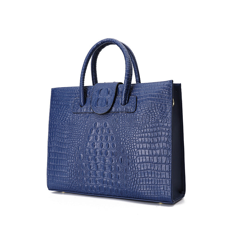 Alligator Skin Pattern Large-capacity Tote Bag